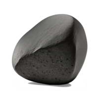 river stone on transparent background , png