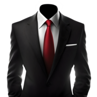 tuxedo suit mockup on transparent background , png