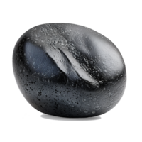 river stone on transparent background , png