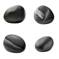 river stone on transparent background , png