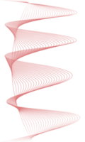 abstrato onda elemento para projeto, curvado ondulado linha png