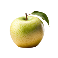 A whole apple is isolated on transparent background. ripe fresh apple clipping path. png