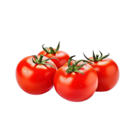 uma grupo do tomates isolado em transparente fundo. ai gerado png