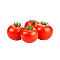 uma grupo do tomates isolado em transparente fundo. ai gerado png