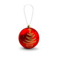 Christmas ball isolated on transparent background png