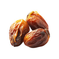 Fresh dates fruit isolated on transparent background png