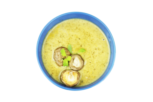 köstlich Pilz Sahne Suppe auf transparent Hintergrund png