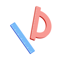 indietro per scuola 3d icona png