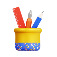 Back to School 3D Icon png