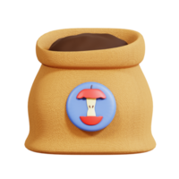 compostaje día 3d icono png