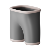 3d icono pantalones aislado en transparente antecedentes png