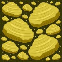 Sour pickles slice vector illustration for graphic design and decorative element