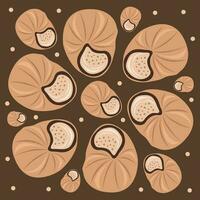 Garlic butter escargot vector illustration for graphic design and decorative element