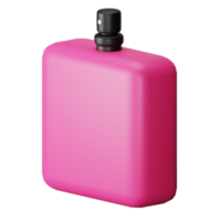 3d icono perfume aislado en transparente antecedentes png