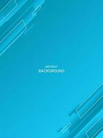 Abstract blue geometric shapes background vector