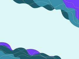 Abstract wave background design vector