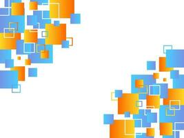 resumen geométrico azul y amarillo degradado antecedentes vector