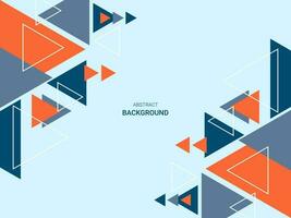 Abstract triangle background vector