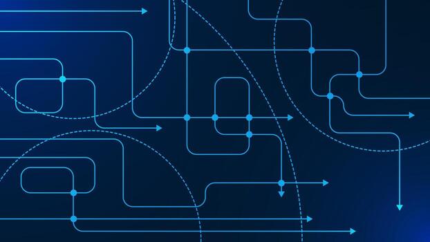 resumen líneas y circulo antecedentes. digital comunicación tecnología concepto. vector ilustración.