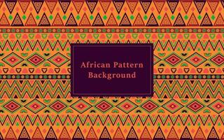 African print pattern background vector