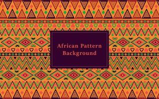 African print pattern background vector