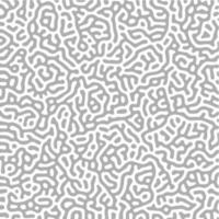 Monochrome reaction diffusion organic turing pattern background vector