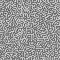 Monochrome reaction diffusion organic turing pattern background vector