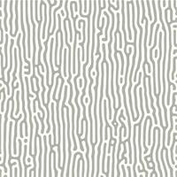 Monochrome Organic abstract lines turing pattern background vector