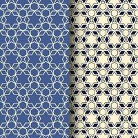 Seamless Arabian Geometric Pattern design with stars vector
