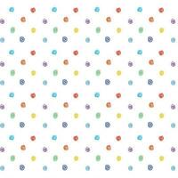 Seamless polka dot pattern. Random polka dots texture. Stylish doodles vector