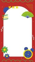 Playful Photo Frame Element vector