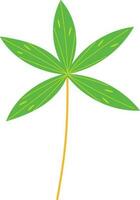 Tropical Leaf Element vector