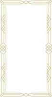 Art Deco Frame Element vector