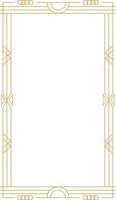 Art Deco Frame Element vector