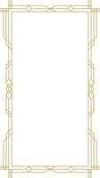 Art Deco Frame Element vector