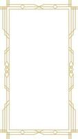 Art Deco Frame Element vector