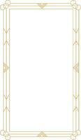 Art Deco Frame Element vector