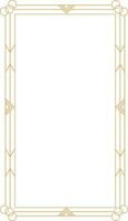 Art Deco Frame Element vector