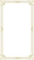 Art Deco Frame Element vector