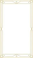 Art Deco Frame Element vector