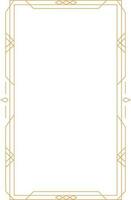 Art Deco Frame Element vector