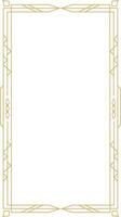 Art Deco Frame Element vector