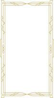 Art Deco Frame Element vector