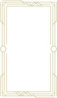 Art Deco Frame Element vector