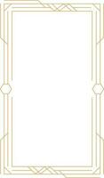 Art Deco Frame Element vector