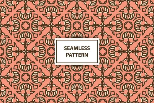 sin costura modelo en oriental estilo. vector antecedentes