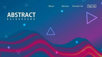 Abstract geometric background in Vector. Modern design. Templates for landing page. vector