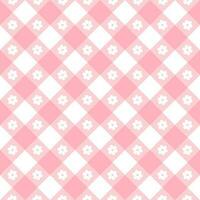 Simply seamless check pattern design for decorating wallpaper, wrapping paper, fabric, backdrop and etc. vector