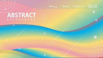 Abstract geometric background in Vector. Modern design. Templates for landing page. vector