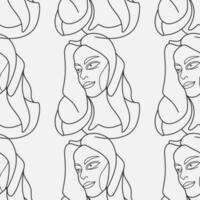 Woman Abstract Silhouette Vector Bundle. Stunning Hand-Drawn Minimalistic Abstract Designs of Faces, Hands, and Shapes